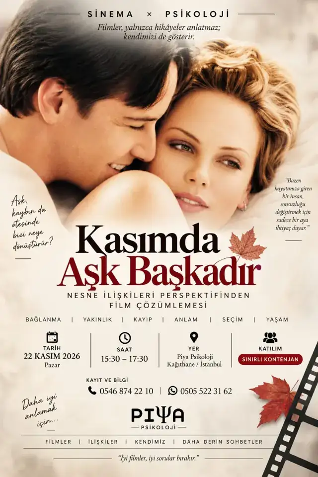 Kasımda Aşk Başkadır film analizi afişi